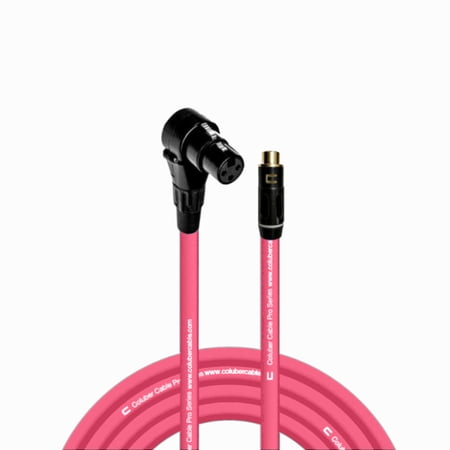 Coluber Cable Right Angle XLR Female - RCA Female 3-Pin Microphone Connector
