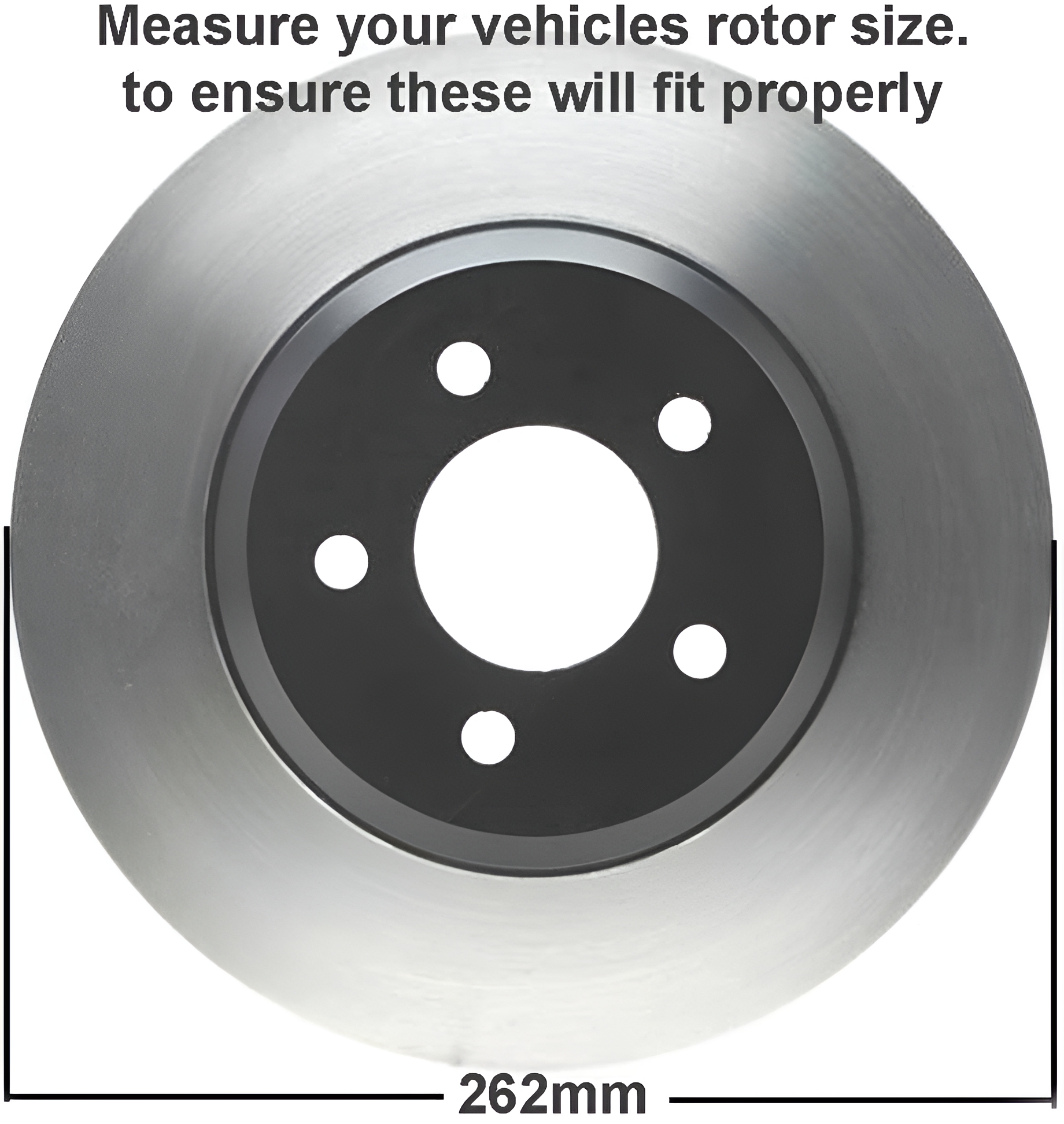 Detroit Axle Front Brake Kit For 2009-2014 Honda Fit - Drilled & Slotted Rotors + Ceramic Pads, 10-Year Warranty 2 thumbnail image