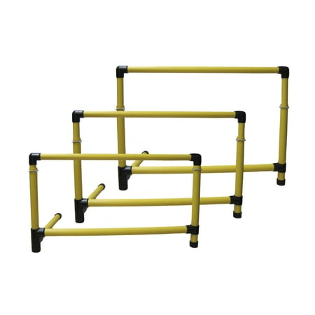 Sportime Adjust-A-Hurdles, 21 to 36 Inches, Set of 3