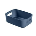 thumbnail image 1 of Handle Desktop Baskets Desktop Baskets Organizer Bin Cosmetic Storage Box Desktop Sundries Organizer Household Kitchen Storage Container Desktop Storage Basket PP Cosmetic Storages, 1 of 2