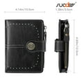 thumbnail image 7 of SUOSDEY Women Leather Wallet Small Compact Ladies Purse RFID Blocking Credit Card Case, 7 of 7