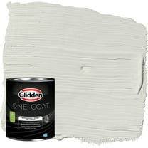 Glidden One Coat Interior Paint and Primer, Anonymous / White, 1 Quart, Flat