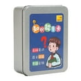 thumbnail image 2 of HILABEE 160pcs Learning Flash Cards Double Sided Shoe Foil Combination Chinese Character blue, 2 of 3