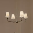 thumbnail image 2 of Kichler Pallas 25" Wide 4-Light Nickel Traditional Chandelier, 2 of 9