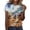 *10-Multicolor, variant on Women's Horse Racing Print Short Sleeve T-Shirt, Ladies' Watercolor Equestrian Graphic Tee, Casual Crew Neck Kentucky Derby Top For Women,Multicolor,S-5XL