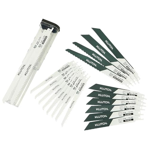 Klutch Reciprocating Saw Blade Set, 20-Pc., 20 TPI