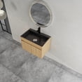 thumbnail image 5 of Rainlex 39" Black & Silver Stainless Steel Freestanding Utility Sink with Pull-Out Faucet and Storage Shelf, 5 of 13