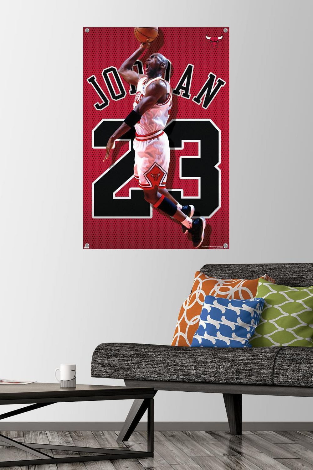 Michael Jordan - Jersey Wall Poster