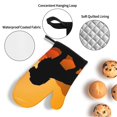 thumbnail image 5 of Oven Mitts and Pot Holders Set, Baking 4-Piece Set for Kitchen for Outdoor BBQ Mitts Heat Resistant Cooking, Sunset Lion King Pattern, 5 of 8