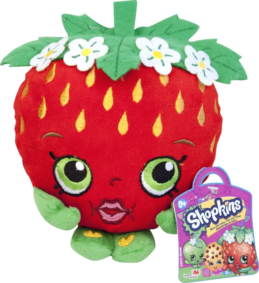SHOPKINS STRAWBERRY KISS NECKLACE 22 INCH GIFT BOXED PARTY BIRTHDAY CHRISTMAS 
