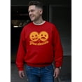 thumbnail image 2 of You Decide - Dual Mood Emoji Retro Graphic Men's Sweatshirt, 2 of 4