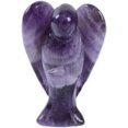 thumbnail image 1 of Statue de Guérisseur Ange de Paix en Pierre d'Améthyste Africaine Sculptée 1.5 Pouces, 1 of 3
