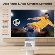 [900ANSI&Auto Focus] Magcubic 8K Support Native 1080P Full HD Projector, Auto Keystone Movie Projector with WiFi 6 & BT 5.4, Android 14 with Built-in Apps, Smart Projector for Home Theater HY350MAX