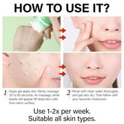 Mooyam Aloe Vera Exfoliating Gel, Moisturizing Facial Scrub 100ml