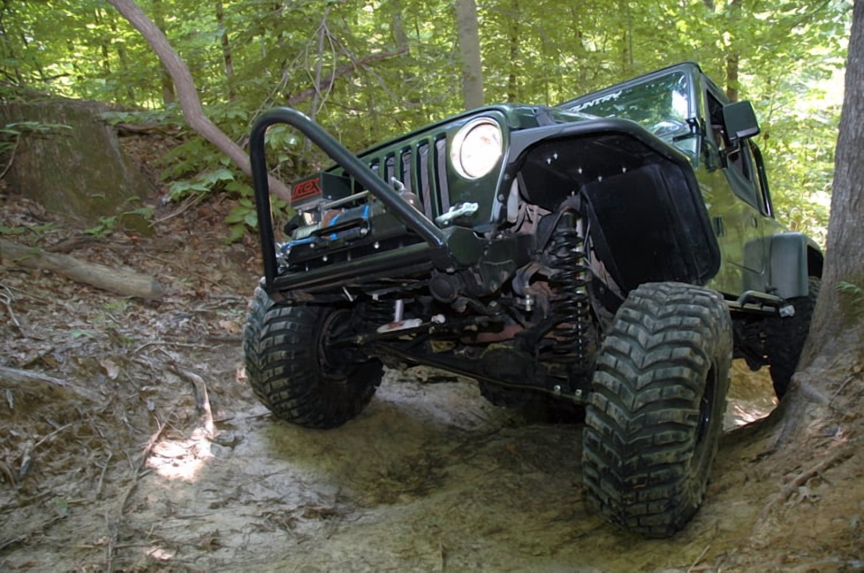 Rough Country 4" Suspension Lift Kit for 1997-2006 Jeep Wrangler TJ - 66130