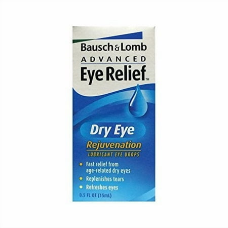Bausch & Lomb Advanced Lubricant Vision & Eye Drops Fast Relief, 0.50oz
