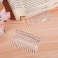 thumbnail image 5 of FELTECHELECTR Lurrose - 10 peines de plástico con dientes para el pelo, pinzas para el pelo para novias y bodas, con 14 dientes, 5 of 5