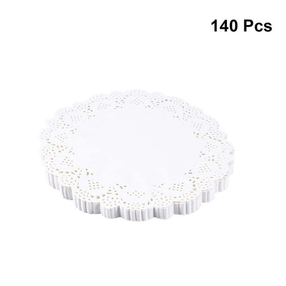DEEPCRAFF Paper Chargers Placemat White 140 Pcs