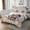 Oyster Beige, variant on YST Xmas Cat Bedspread Set Cartoon Cat Print Quilt Set, 3D Xmas Cat With Christmas Hat Coverlet Set Twin Size For Boys Girls Kids Winter Snowflake Pattern Bed Set - 1 Quilt Set 1 Pillowcase