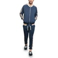thumbnail image 3 of Men's G Track Suits 2 Piece Sweatsuit Set ST575 - Navy - Large, 3 of 6