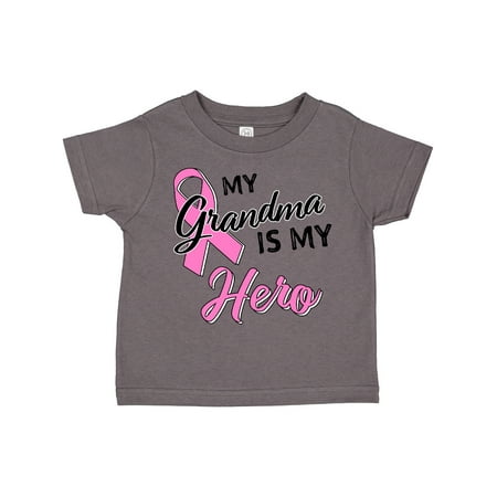 

Inktastic My Grandma is My Hero- Breast Cancer Awareness Boys or Girls Toddler T-Shirt