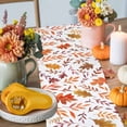 thumbnail image 4 of Fall Maple Table Runner, Autumn Thanksgiving Kitchen Dining Table Decoration for Home Party Decor 13x120 Inches, 4 of 9