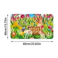 thumbnail image 2 of Binwennn Heavy Blanket Rose Rug Warm Blanket Throw Easter Bunny Bathroom Carpet Spring Tufted Absorbent Bath Mat Suitable For Bathroom Shower Bathtub Kitchen Area Carpet Decoration 40x60cm, 2 of 5