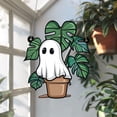 thumbnail image 2 of Acrylic Window Hanging, Culinary Ghost with Moonlit Stained Glass Design – Cute Home Accent, Great for Halloween Lovers, 2 of 2