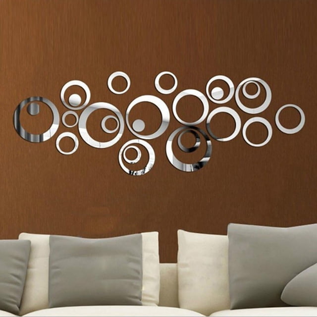 Decoración de pared DIY con pegatinas de espejo acrílico, protección del medio ambiente que garantiza una decoración segura y no tóxica para su hogar
