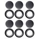 thumbnail image 4 of Sartén Para Quiche De Acero Al Carbono, Alta Conductividad Térmica, Antiadherente, 6 Piezas, Sartén Para Tarta Con Fondo Extraíble, Alta Dureza Para Tienda De Postres, 4 of 8