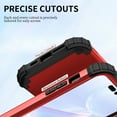 thumbnail image 5 of Decase iPhone 14 Pro Max 2022 Heavy Duty Protective Case [3 Layers] Hybrid Rugged Rubber Heavy Duty Shockproof Protection Cover for Apple iPhone 14 Pro Max, Red, 5 of 9