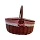 thumbnail image 5 of Cesta de picnic, cesta de almacenamiento, cesta para servir, cesta de playa, rural, con forro lavable, cesta de almacenamiento de mimbre portátil para 38 x 28 x 16 cm, 5 of 8