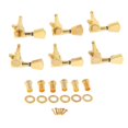 thumbnail image 4 of 6 Piezas Clavija Afinadora Guitarra Izquierda Sintonizdor para Afinadores de Música Conjunto de Recolección perfke Afinadores de botones de cuerdas de guitarra, 4 of 7