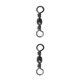 thumbnail image 1 of Naiovety Paquete de 100 rodamientos giratorios de pesca, conectores para curricán, accesorios flexibles para aparejos de anillo sólido de agua Type1 NO1, 1 of 6
