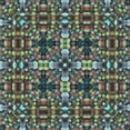 thumbnail image 1 of Ahgly Company Machine Washable Indoor Square Transitional Green Area Rugs, 4' Square, 1 of 7