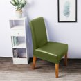 thumbnail image 2 of Rosnek PU Leather Dining Chair Cover Waterproof Wedding Banquet Chair Slipcovers, 2 of 5