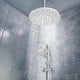 thumbnail image 4 of Experiencia de lluvia a alta presión para su baño, cabezal de ducha redondo ABS con conexión G1/2", 4 of 8