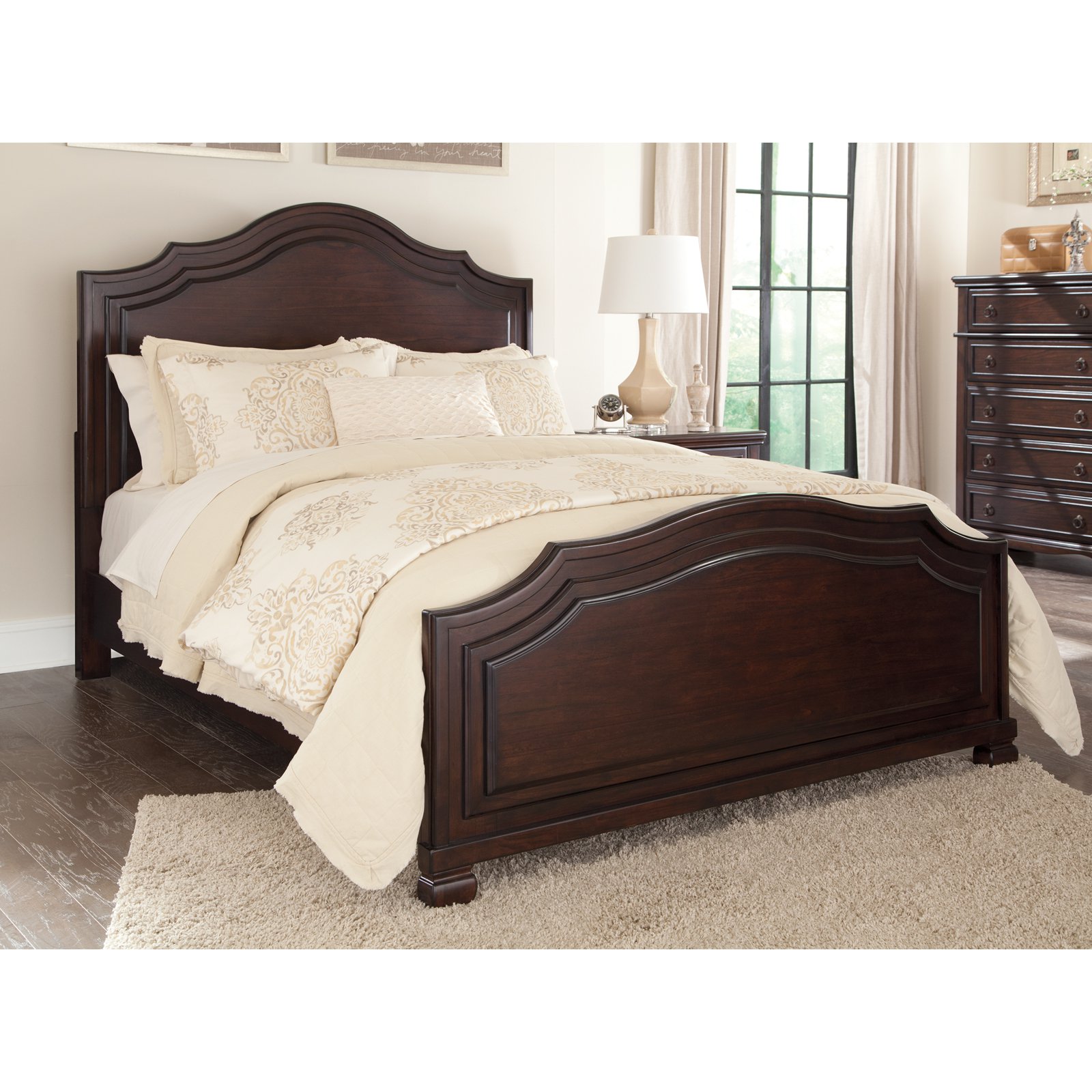 Signature Design by Ashley Brulind Arched Wood Panel Headboard