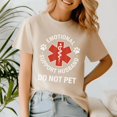 thumbnail image 4 of Emotional Support Husband Funny T-Shirt – Do Not Pet Shirt, Husband Gift, Father Day Tee, 4 of 5