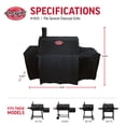 thumbnail image 6 of Char-Griller Barrel Grill and Smoker Cover | Model 1655, 6 of 10