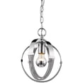 thumbnail image 3 of Beaumont Lane Pendentif Sphérique en Acier Chromé, 3 of 6