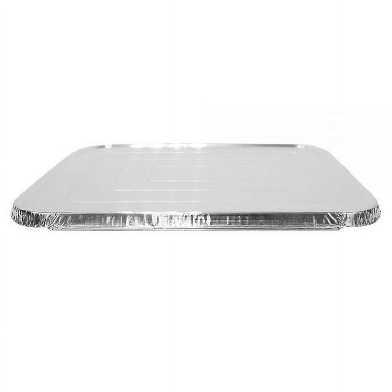 Karat Half Size Standard Aluminum Foil Deep Steam Table Pans - 100 Pcs