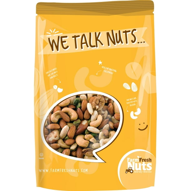 Dry Roasted Deluxe Mixed Nuts Unsalted