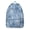 Abstract Floral, variant on Retro Checkerboard Backpack, Colorful Plaid Print Daypack with Vintage Aesthetic and Geometric Striped Design