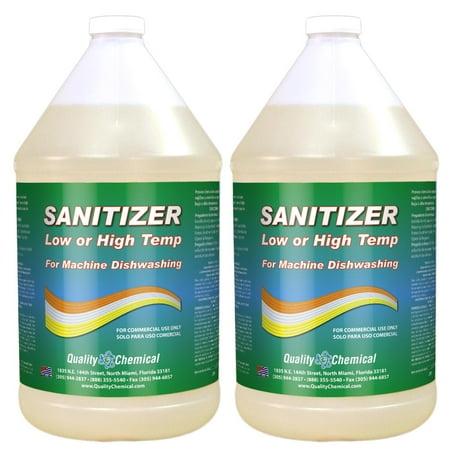 Low Temp Dish Sanitizer / Dishwash Sanitizer / 2 Gallon case