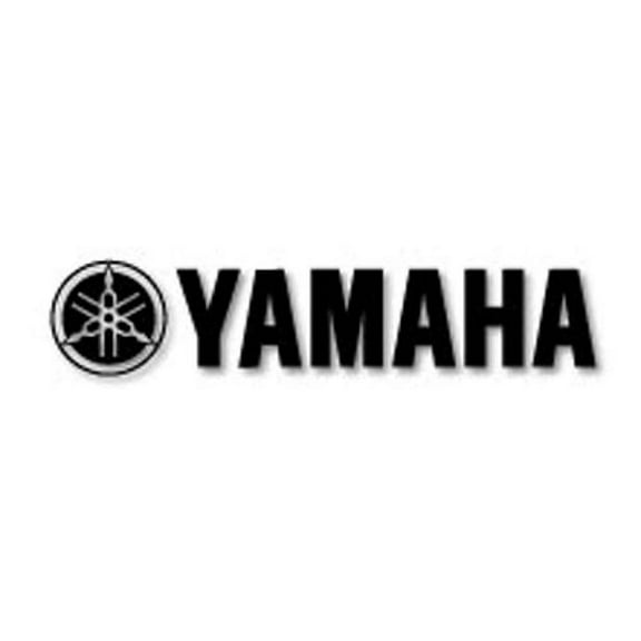 Factory Effex Die-Cut Vinyl Sticker Decal - Yamaha, 12", Black, Off-Road Motorcycle (12-94214)