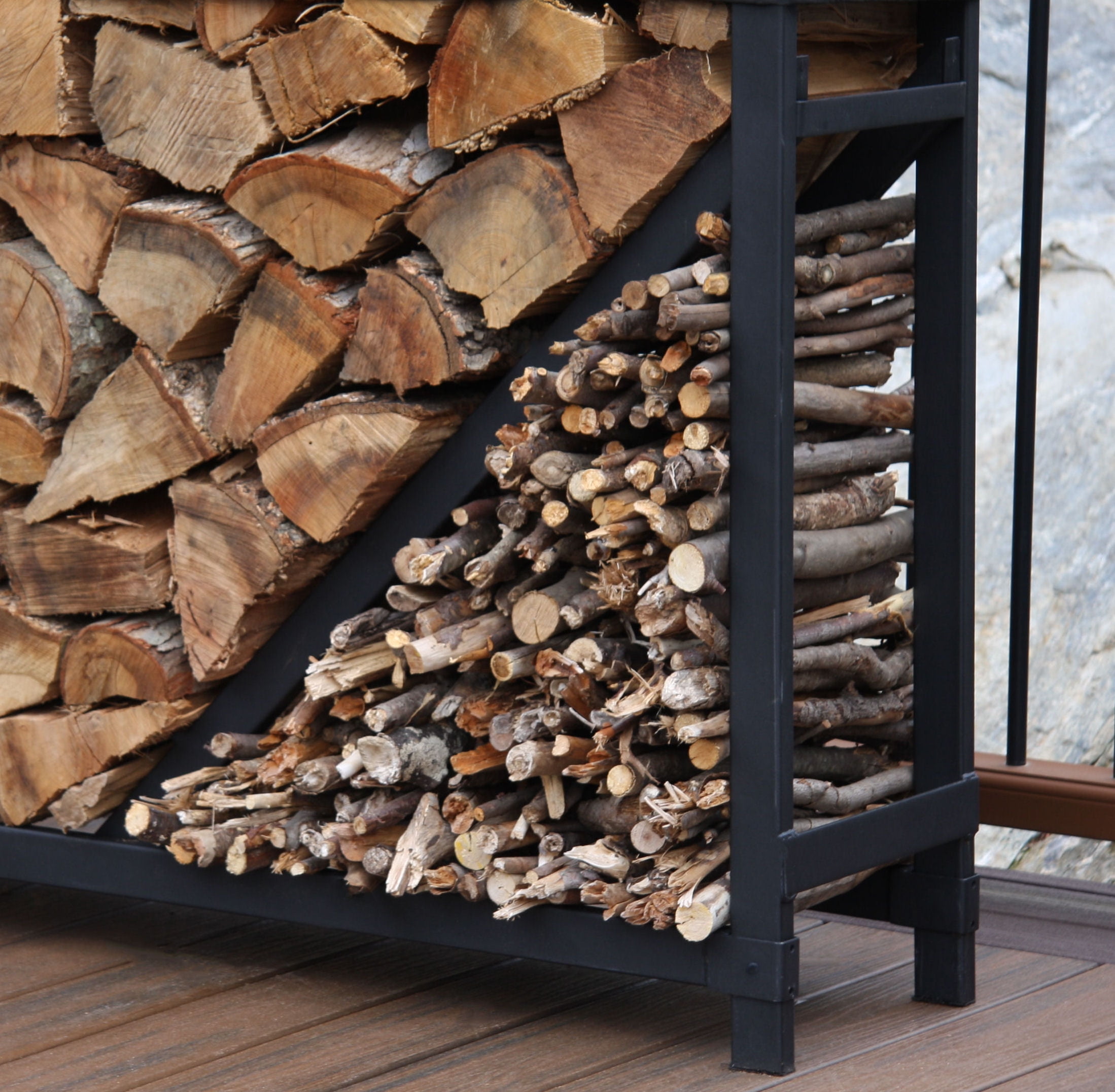 4' STRAIGHT LOG RACK