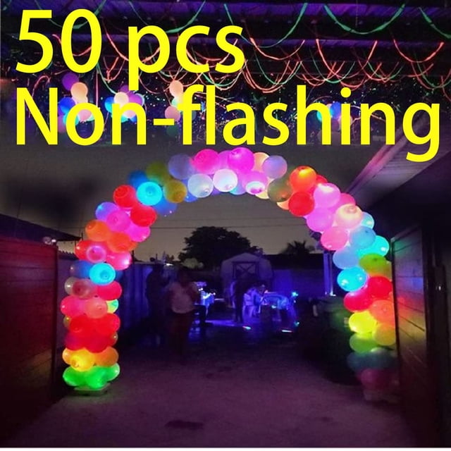 Globos con iluminación LED CEAGGDY 50 colores mezclados que duran 24 horas