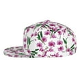 thumbnail image 3 of Balery Baseball Cap Flat Bill Hats for Men Adjustable Size for Running Workouts and Outdoor Activities All Seasons Dad Hat(Orchids Flowers ), 3 of 9