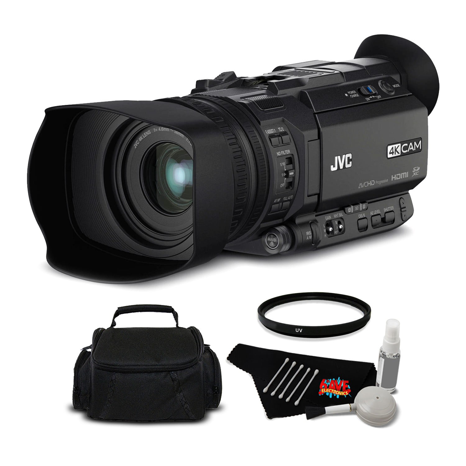 JVC GY-HM170UA Ultra 4K HD CAM Compact Professional 